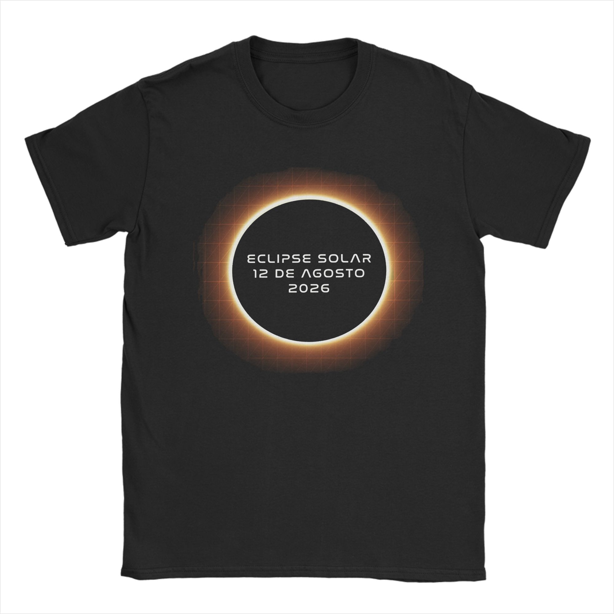 Summer Clothing In Spanish - Camiseta Retro Eclipse Solar 2026 -