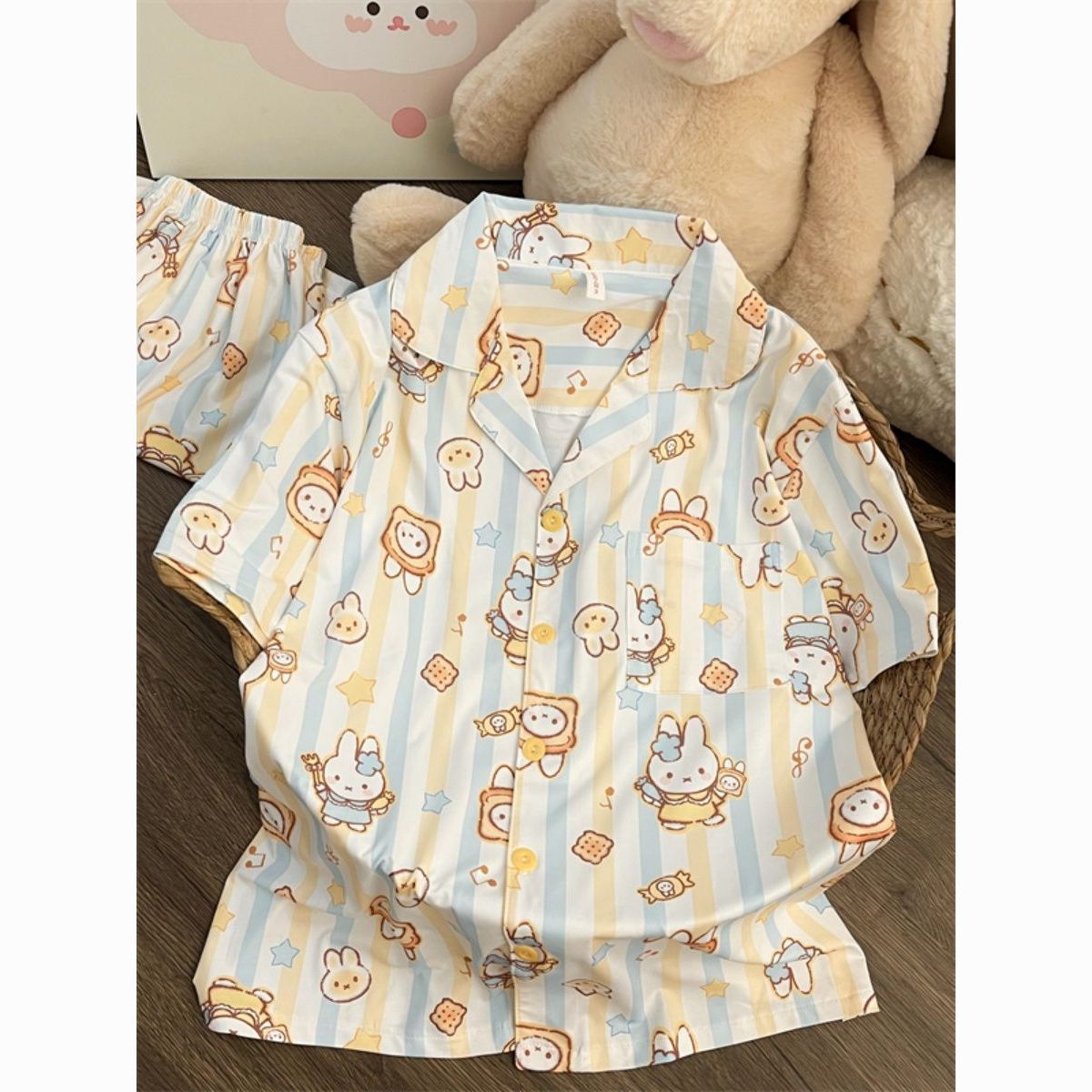 Summer Away Clothing - Conjunto de Pijama Corto con Estampado