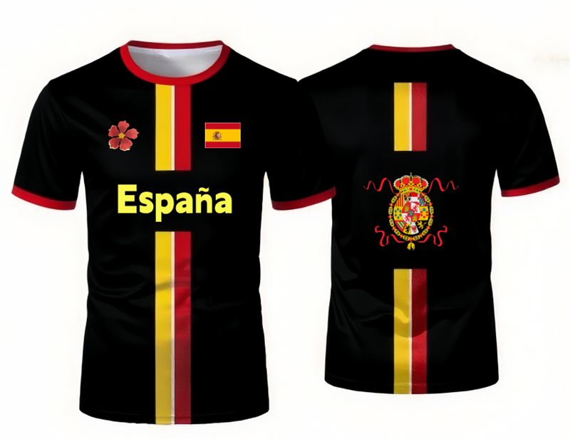 Summer Clothing In Spanish - Camiseta de Fútbol Española 2026 con