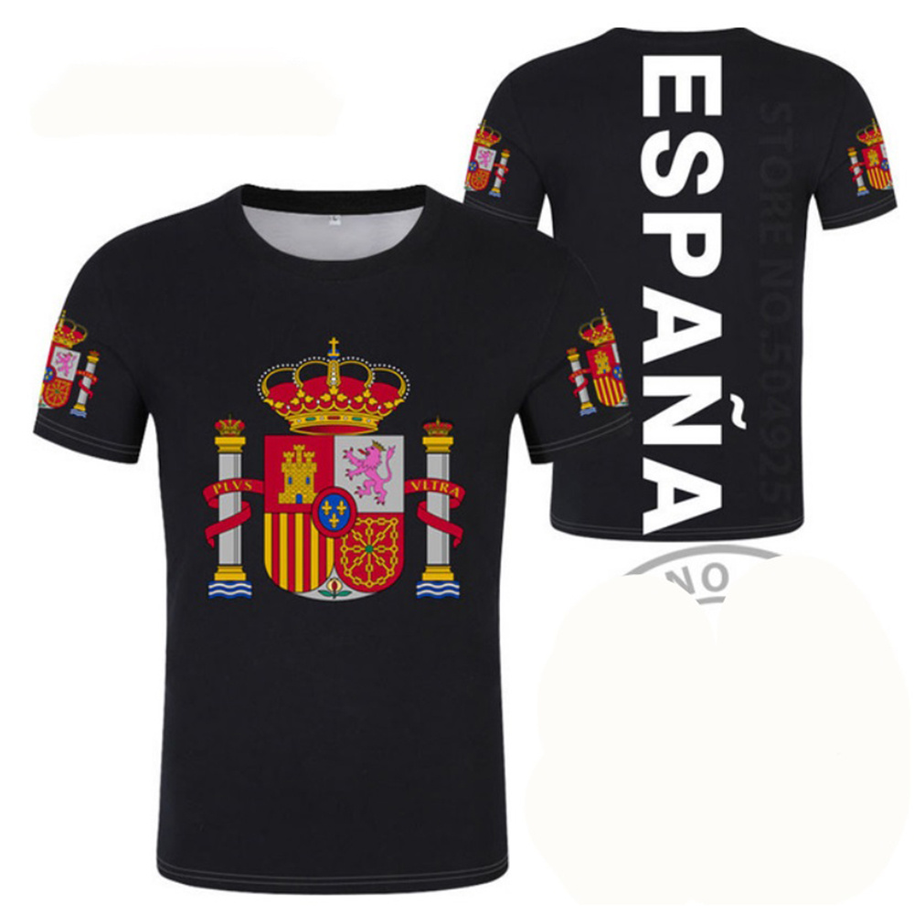 Summer Clothing In Spanish - Camiseta de fútbol de España 3D,