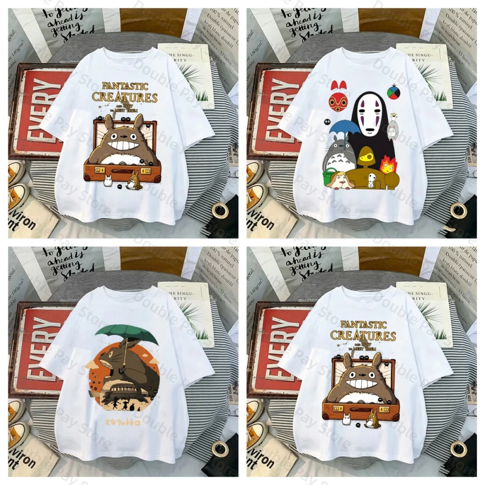 Summer Away Clothing - Camiseta de Anime Totoro Spirited Away,