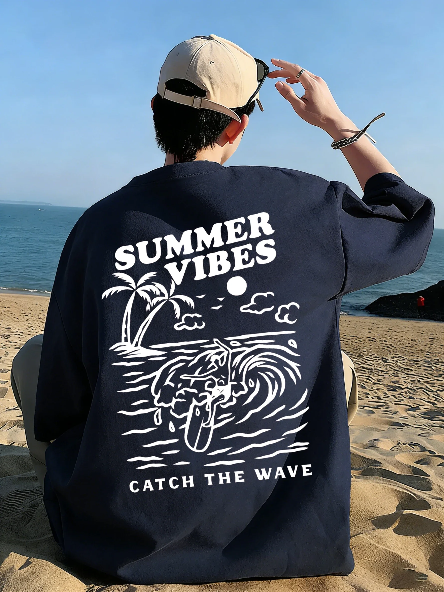 Summer Clothing Vibes - Camiseta Summer Vibes Catch The Wave