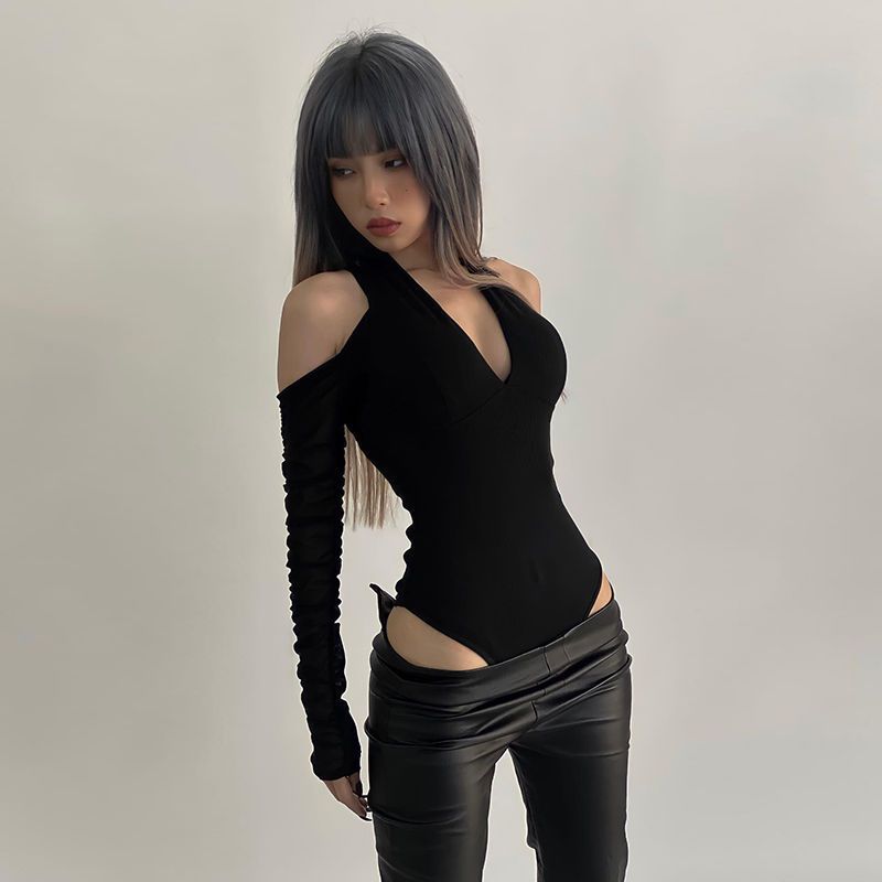 Summer Clothing Bundle - Body sexy hueco de manga larga