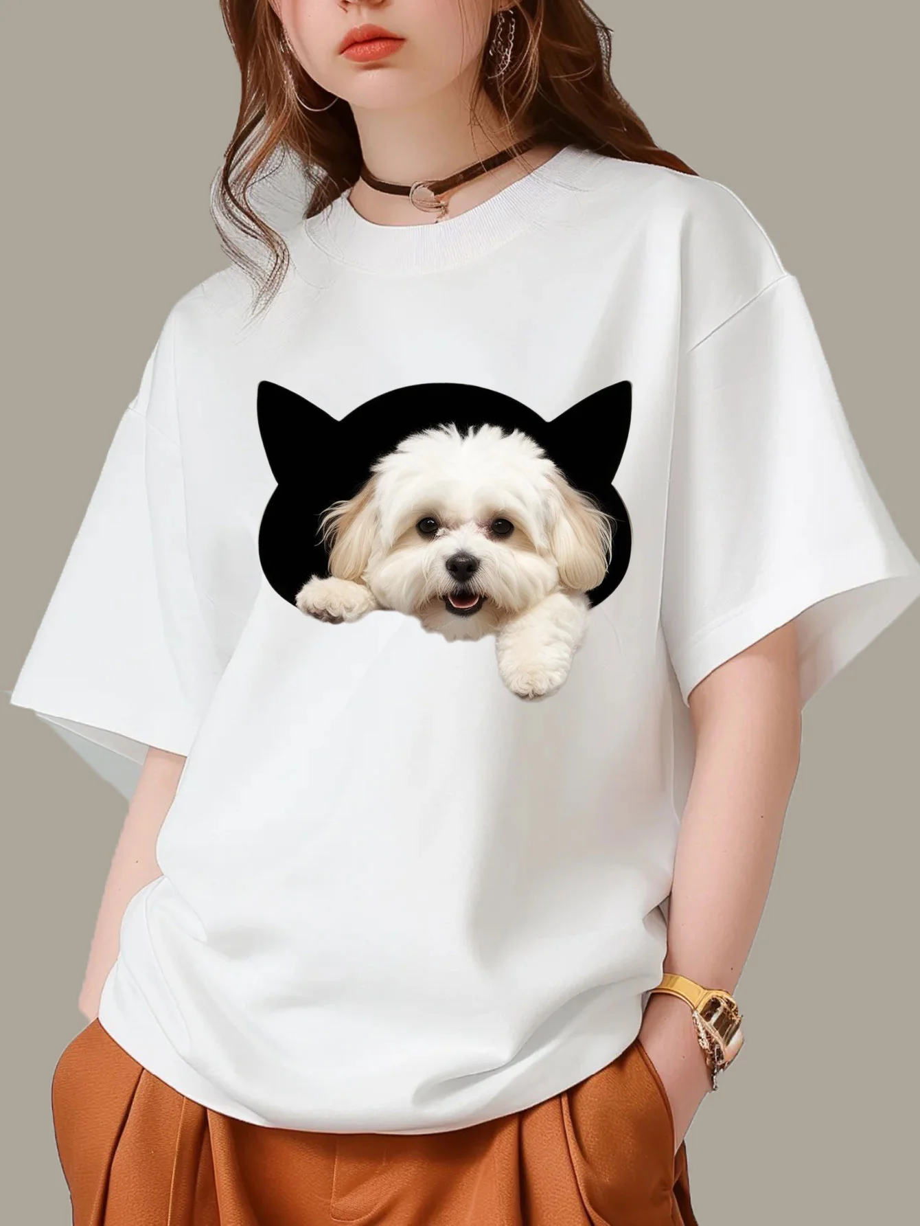 Camiseta divertida y alegre co - Summer Clothing Looks reseña y precio