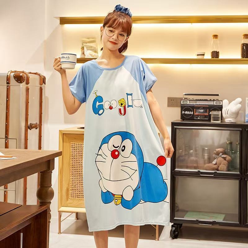 Camisón bonito de Doraemon par - Summer Away Clothing reseña y precio