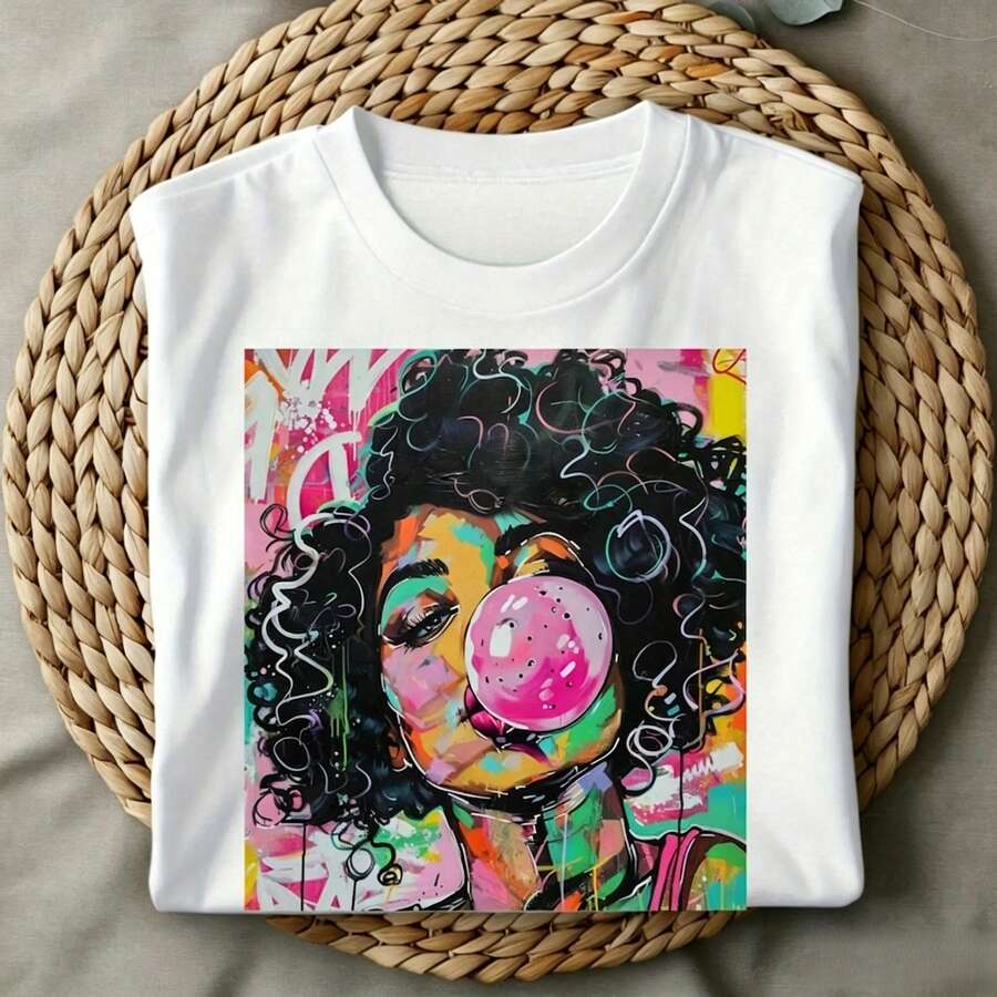 Camiseta Gráfica Casual para M - Summer Clothing Vibes reseña y precio