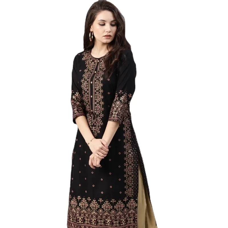 Vestido indio Kurtas para muje - Summer Clothing India reseña y precio